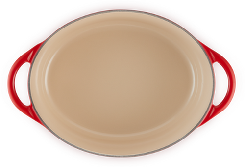 Le Creuset Gietijzeren Ovale Doufeu Kersenrood 32cm 7,2l - 7