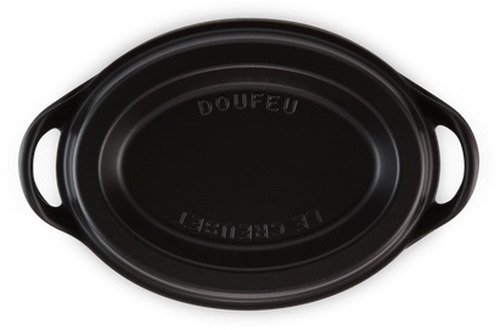 Le Creuset Gietijzeren Ovale Doufeu Mat Zwart 32cm 7,2l - 5
