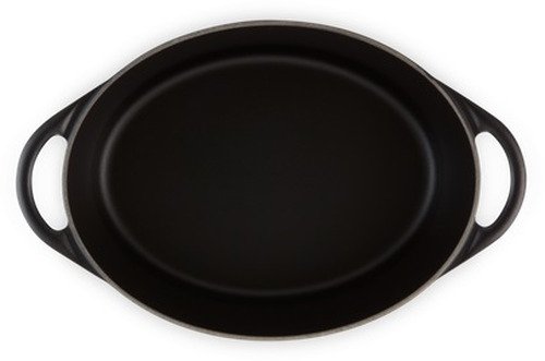 Le Creuset Gietijzeren Ovale Doufeu Mat Zwart 32cm 7,2l - 6