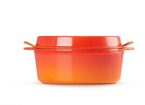 Le Creuset Gietijzeren Ovale Doufeu Oranjerood 32cm 7,2l - 4