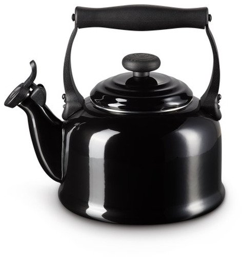 Le Creuset Fluitketel tradition Ebbenzwart 2,1l - 1