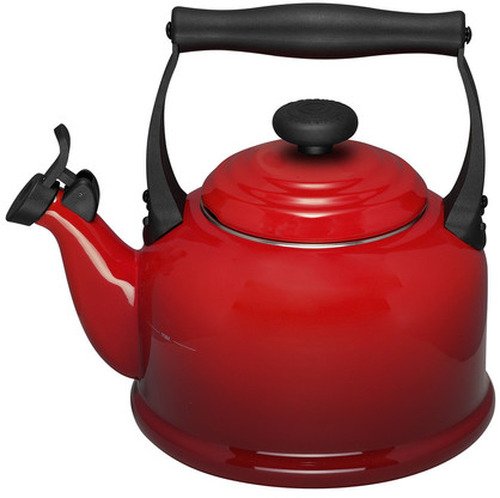 Le Creuset Fluitketel tradition Kersenrood 2,1l - 2