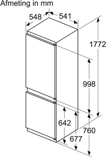 13306131_KIV86NSF0_Standard_Line_Drawing_nl-BE