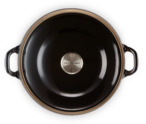 Le Creuset Gietijzeren Braadpan met Deksel Ebbenzwart 24cm - 4