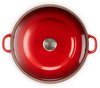 Le Creuset Gietijzeren Braadpan met Deksel Kersenrood 24cm - 4