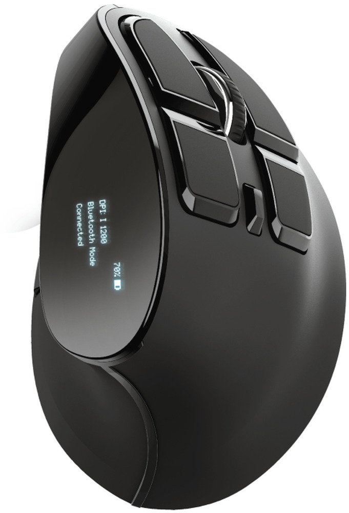 Trust Voxx Oplaadbare Ergonomische Draadloze Muis