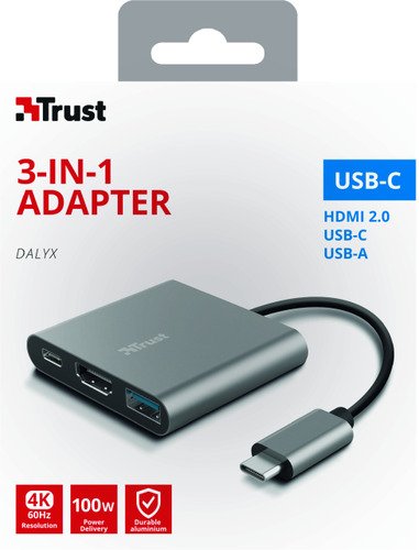 Trust Dalyx 3-in-1 USB-C Adapter - 7