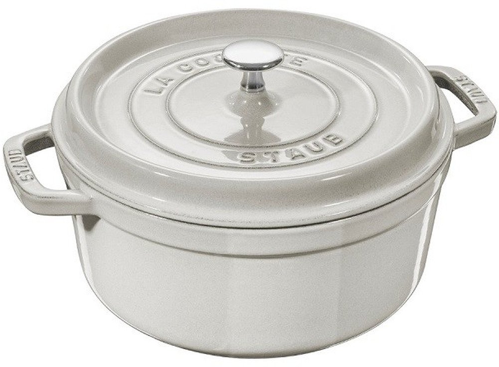 Art & Craft Staub Cocotte Rond 24cm White Truffle 11024107 |  | 3272340040238 aanbieding