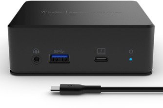 Belkin INC002vfBk USB C Dual Display Dock