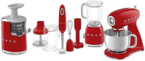 Smeg SMF03 Gourmet Edition - Rood - 12