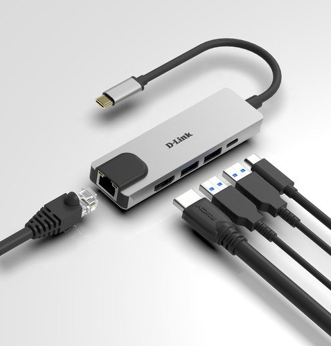 D-Link 5-in-1 USB-C Hub DUB-M520 - 3