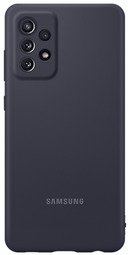 Samsung silicone cover - zwart - Galaxy A72