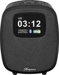 Sangean Radio clock numérique white noise, noir