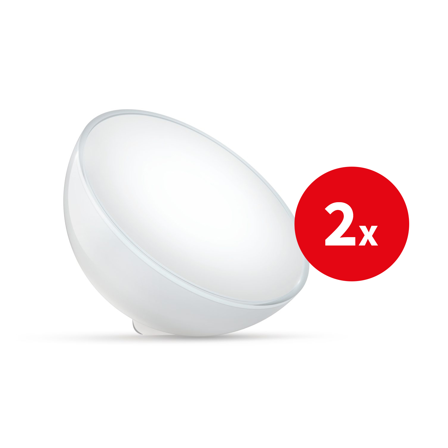 Philips Hue Go Tafellamp (Wit/Kleur) - 2 Stuks - 1