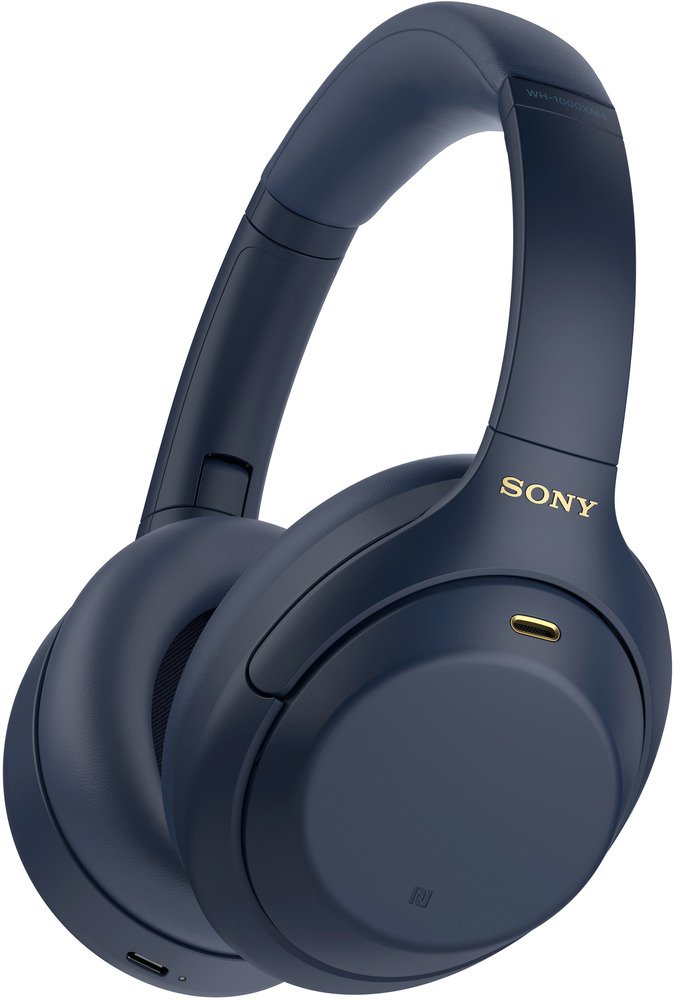 Sony draadloze koptelefoon WH1000XM4L Noise Cancelling (Blauw)