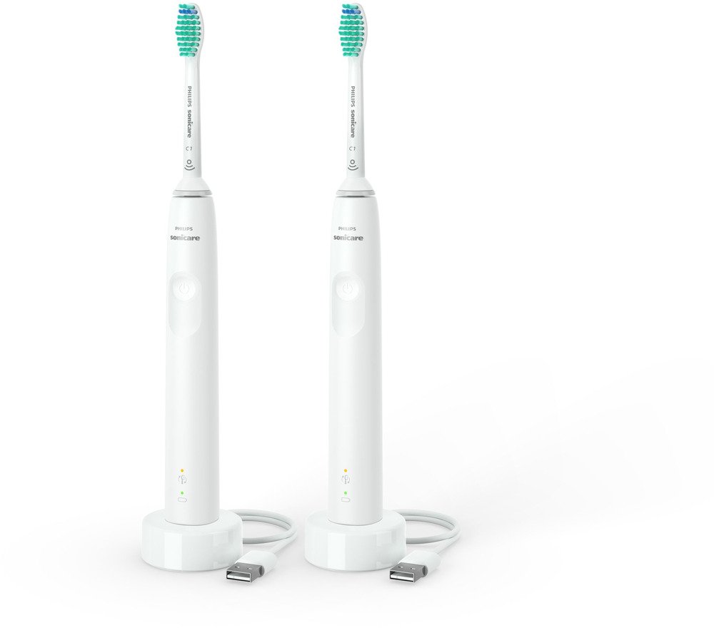 Philips Sonicare Series 3100 HX3675/13 - Elektrische tandenborstel - Wit - Duopack