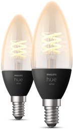 Philips Hue W 4.5W Fil Candle E14 2p