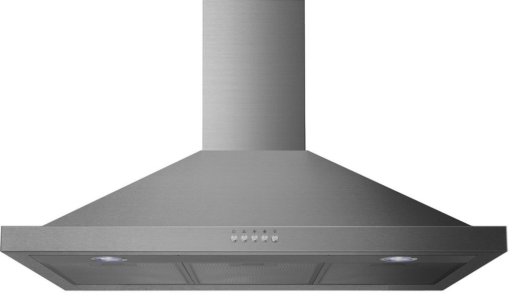 KH92-3INOX Exquisit Schouwkap 90 cm breed