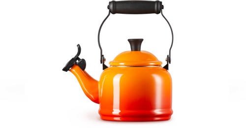 Le Creuset Fluitketel demi Oranjerood 1,1l - 3