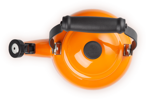 Le Creuset Fluitketel demi Oranjerood 1,1l - 4