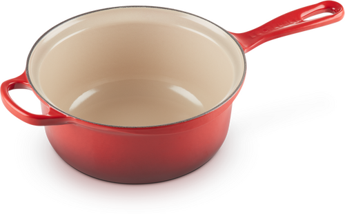 Le Creuset Gietijzeren 2-in-1 Steelpan 22cm Kersenrood - 4