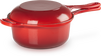 Le Creuset Gietijzeren 2-in-1 Steelpan 22cm Kersenrood - 9