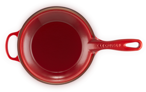 Le Creuset Gietijzeren 2-in-1 Steelpan 22cm Kersenrood - 16