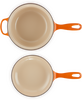 Le Creuset Gietijzeren 2-in-1 Steelpan 22cm Oranjerood - 6