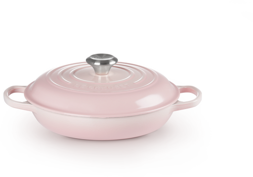 Le Creuset Gietijzeren Campagnard Shell Pink 26cm 3l - 1