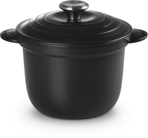 Le Creuset Gietijzeren Cocotte Every Mat Zwart 18cm 2l - 1