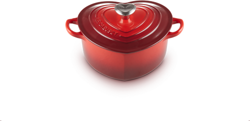 Le Creuset Gietijzeren Hartje Braadpan Kersenrood 20cm 1,9l - 2
