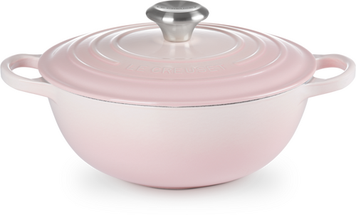 Le Creuset Gietijzeren Marmite Shell Pink 24cm 4,8l - 1