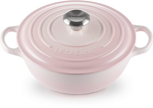 Le Creuset Gietijzeren Marmite Shell Pink 24cm 4,8l - 2