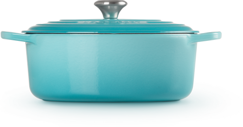 Le Creuset Gietijzeren Ovale Braadpan Caribbean Blue 29cm-2