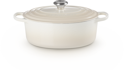 Le Creuset Gietijzeren Ovale Braadpan Meringue 29cm 4,7l-0