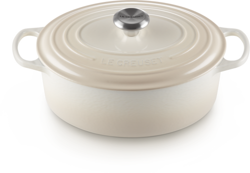 Le Creuset Gietijzeren Ovale Braadpan Meringue 29cm 4,7l-1