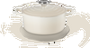 Le Creuset Gietijzeren Ronde Braadpan Meringue 20cm 2,4l-0