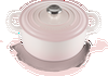 Le Creuset Gietijzeren Ronde Braadpan Shell Pink 20cm 2,4l-1