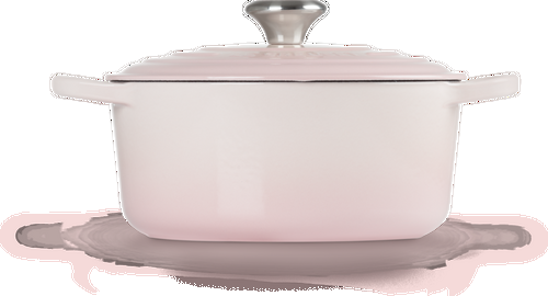 Le Creuset Gietijzeren Ronde Braadpan Shell Pink 20cm 2,4l-2