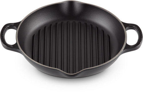 Le Creuset Gietijzeren Ronde Hoge Grill Mat Zwart 25cm - 2