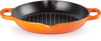 Le Creuset Gietijzeren Ronde Hoge Grill Oranjerood 25cm - 1