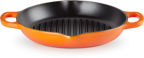Le Creuset Gietijzeren Ronde Hoge Grill Oranjerood 25cm - 1