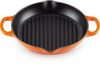 Le Creuset Gietijzeren Ronde Hoge Grill Oranjerood 25cm - 2
