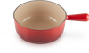 Le Creuset Gietijzeren Ronde Steelpan Kersenrood 24cm - 2