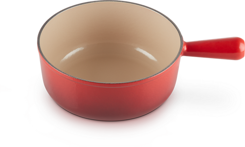 Le Creuset Gietijzeren Ronde Steelpan Kersenrood 24cm - 2