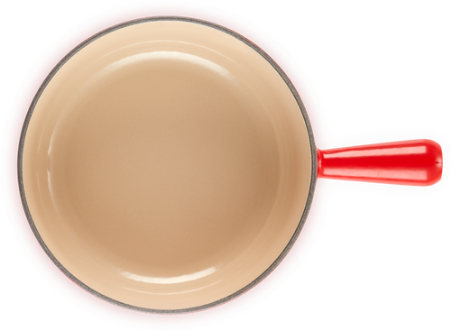 Le Creuset Gietijzeren Ronde Steelpan Kersenrood 24cm - 4