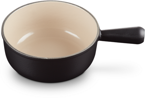 Le Creuset Gietijzeren Ronde Steelpan Mat Zwart 20cm 1,9l - 3