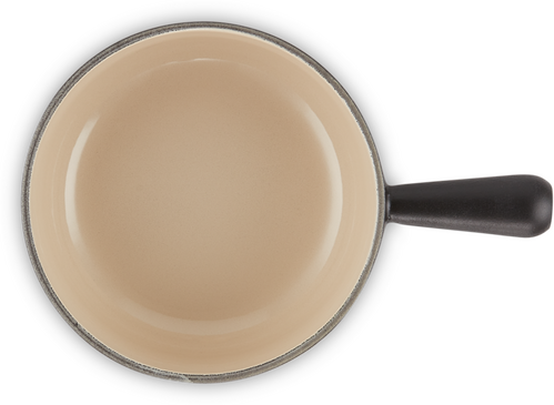 Le Creuset Gietijzeren Ronde Steelpan Mat Zwart 22cm 2,6l - 5