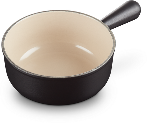 Le Creuset Gietijzeren Ronde Steelpan Mat Zwart 22cm 2,6l - 7