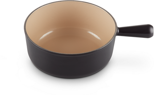Le Creuset Gietijzeren Ronde Steelpan Mat Zwart 24cm - 2